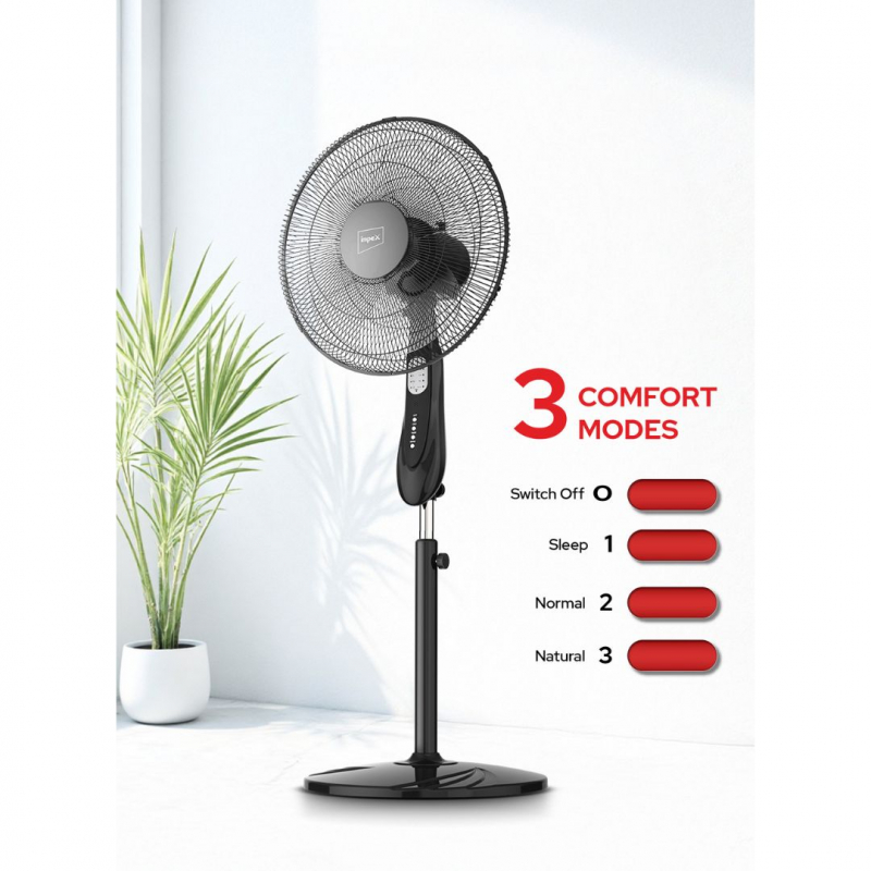 Impex 16"" Remote Pedestal Fan | PF7504