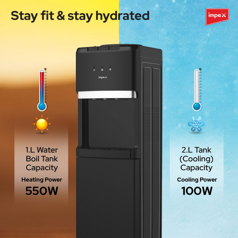 Impex 3 Tap Water Dispenser | WD3902C