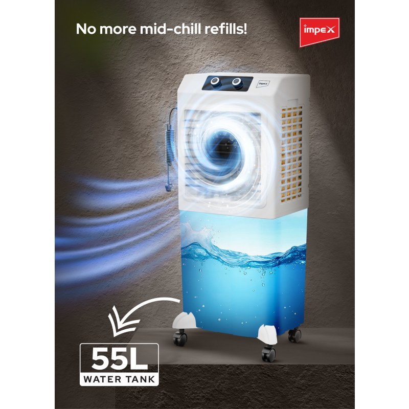 Impex 55 Ltr Air Cooler | FREEZO 55