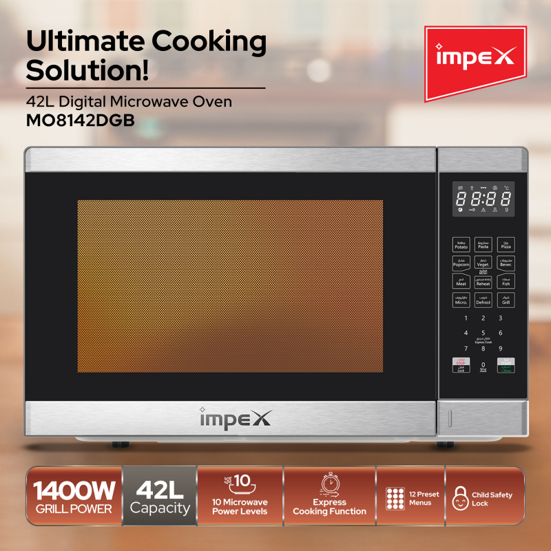Impex 42L Digital Microwave Oven | MO 8142DGB