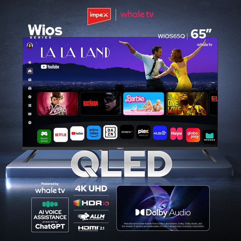 Whale OS 65 SMART QLED TV | Wios65Q