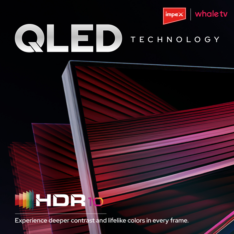Impex Whale OS 43 SMART QLED TV | Wios43Q