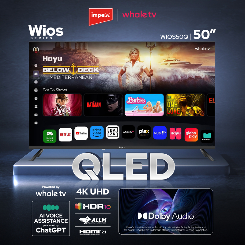 Whale OS 50 SMART QLED TV | Wios50Q