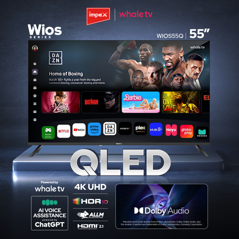 Whale OS 55 SMART QLED TV | Wios55Q
