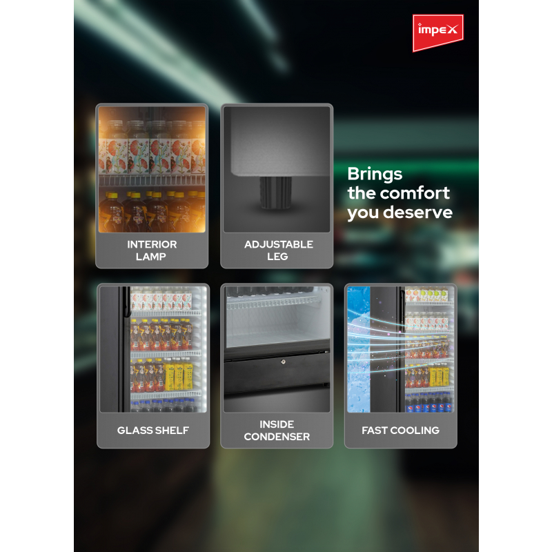 Impex 380L Showcase Chiller | IMSC400B