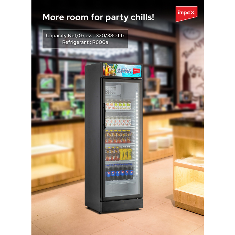 Impex 380L Showcase Chiller | IMSC400B